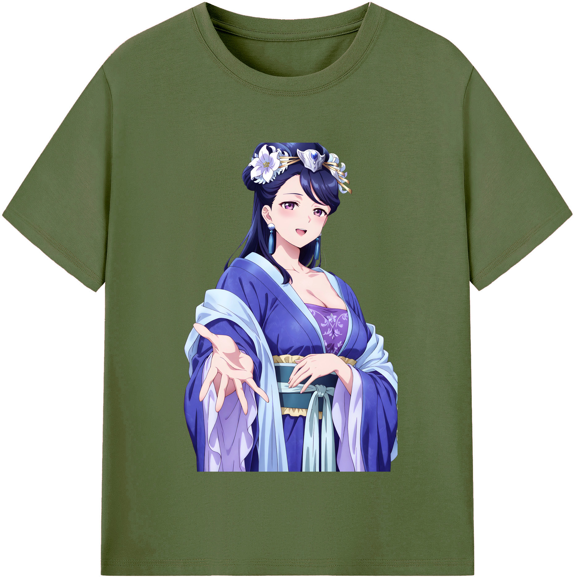 （画像用） 薬屋のひとりごと The Apothecary Diaries 綿100％半袖Tシャツ（フロントプリント）